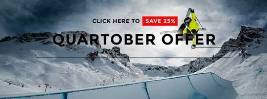 Save 25% on Verbier ski hire with our quartober offer. Just enter the QUARTOBER promo code on www.skiservice.com