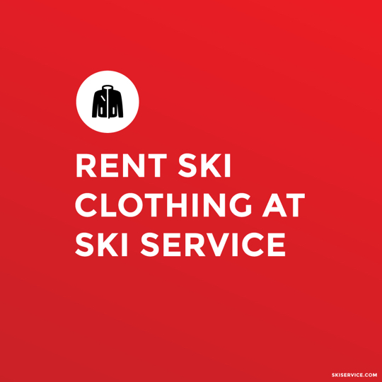 Rent ski clothing at Ski Service Verbier