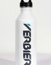 Verbier logo white Mizu bottle