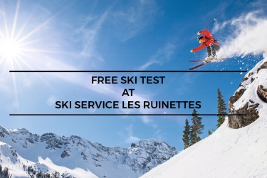 Free ski tests at Ski Service Les Ruinettes