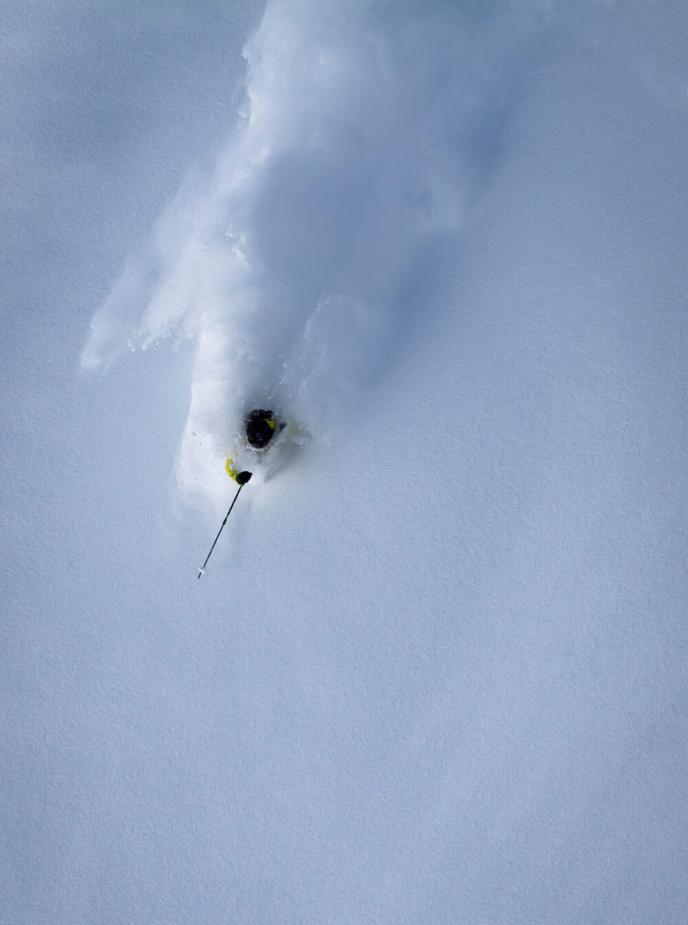 Verbier ski rental powder skier