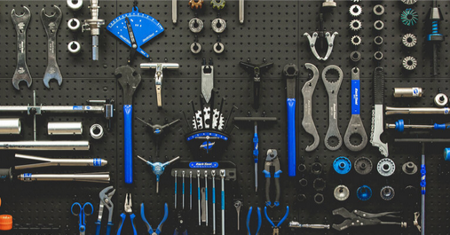 Ski Service Verbier Bike Workshop Tool Wall 2